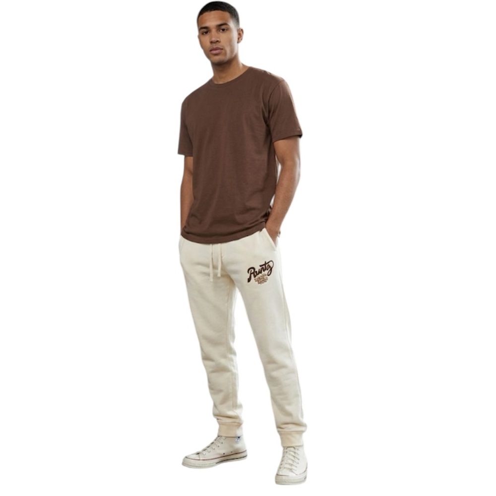 Runtz Men Cream Tan Fleece Jogger Sweat Pants Size: XXL